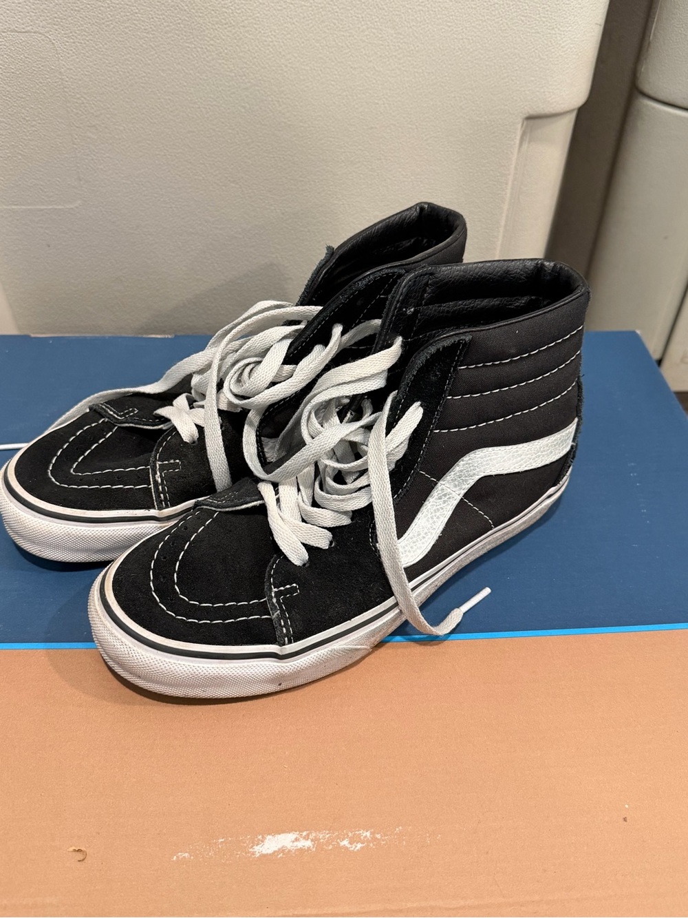 Vans Sk8-Hi Black & White High-Top Sneakers